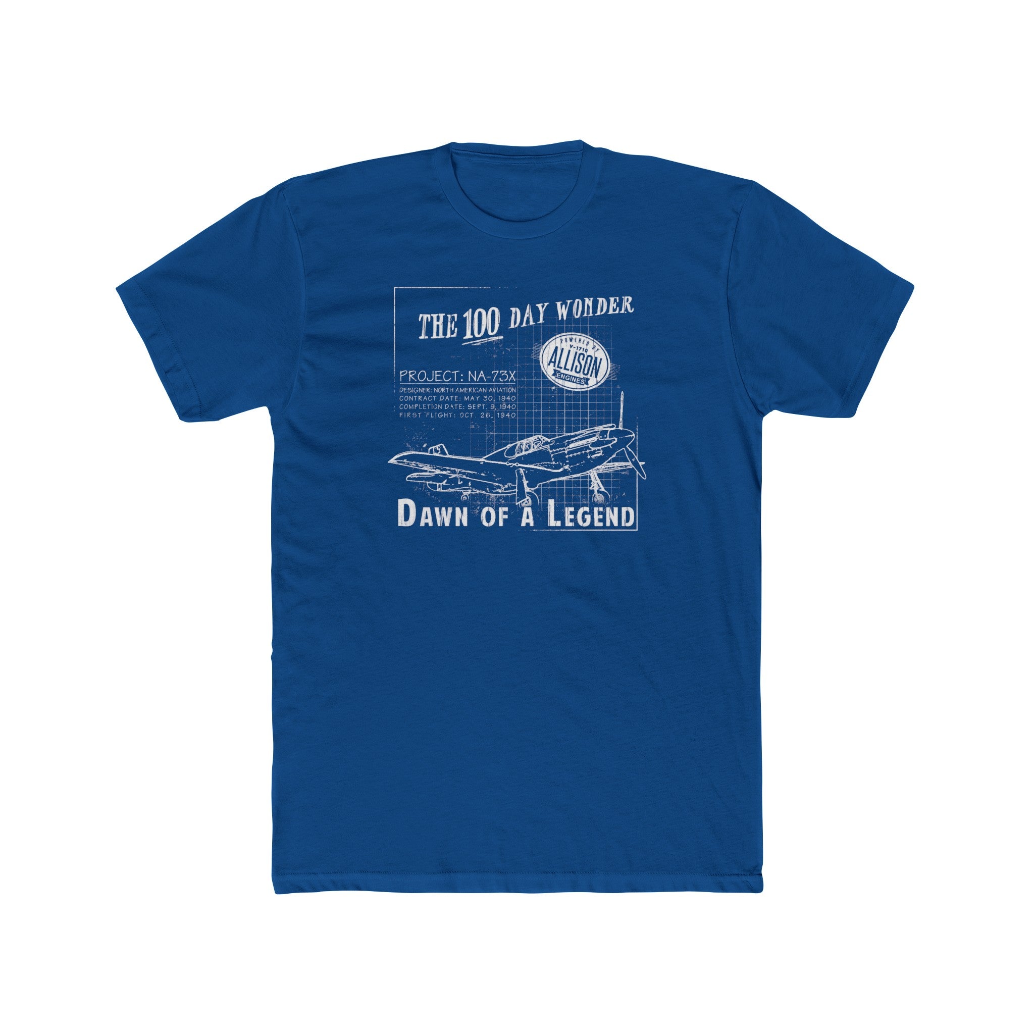 100 DAY WONDER COTTON TEE - LARGE FRONT CHEST