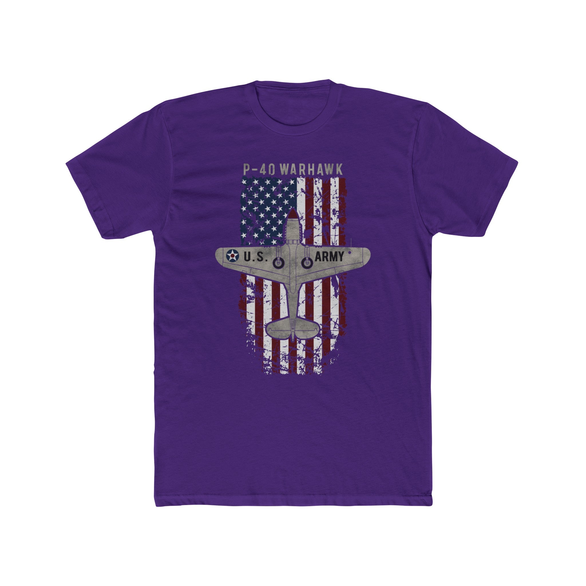 AMERICAN ICON P-40 COTTON TEE - LARGE FRONT IMAGE