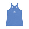 WOMEN'S MUSTANG LEGEND COTTON TRI-BLEND RACERBACK TANK - S CENTER CHEST
