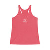 WOMEN'S MUSTANG LEGEND COTTON TRI-BLEND RACERBACK TANK - S CENTER CHEST