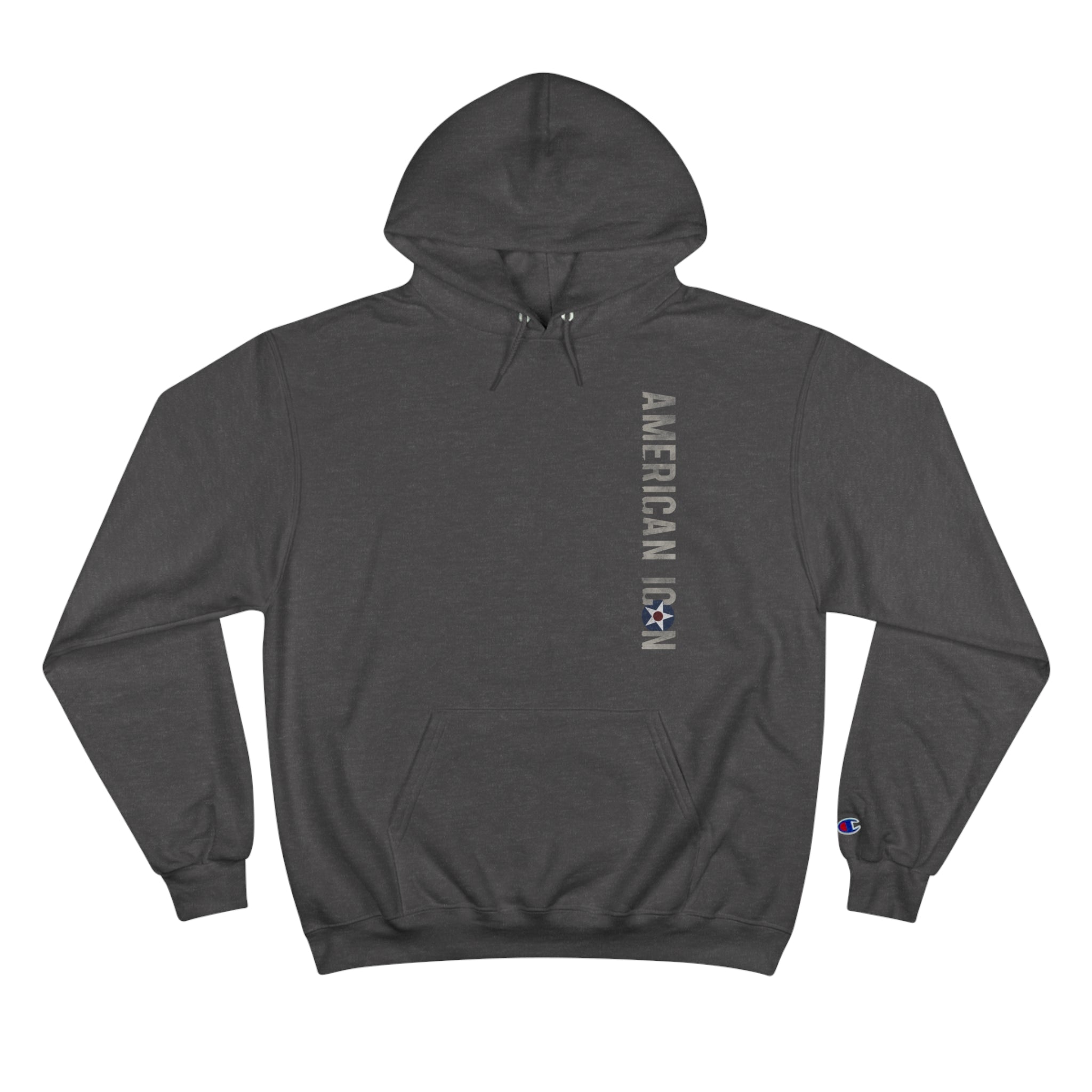 CURTISS USA ICON P-40 CHAMPION HOODIE - VERTICAL CHEST, LARGE BACK LOGO