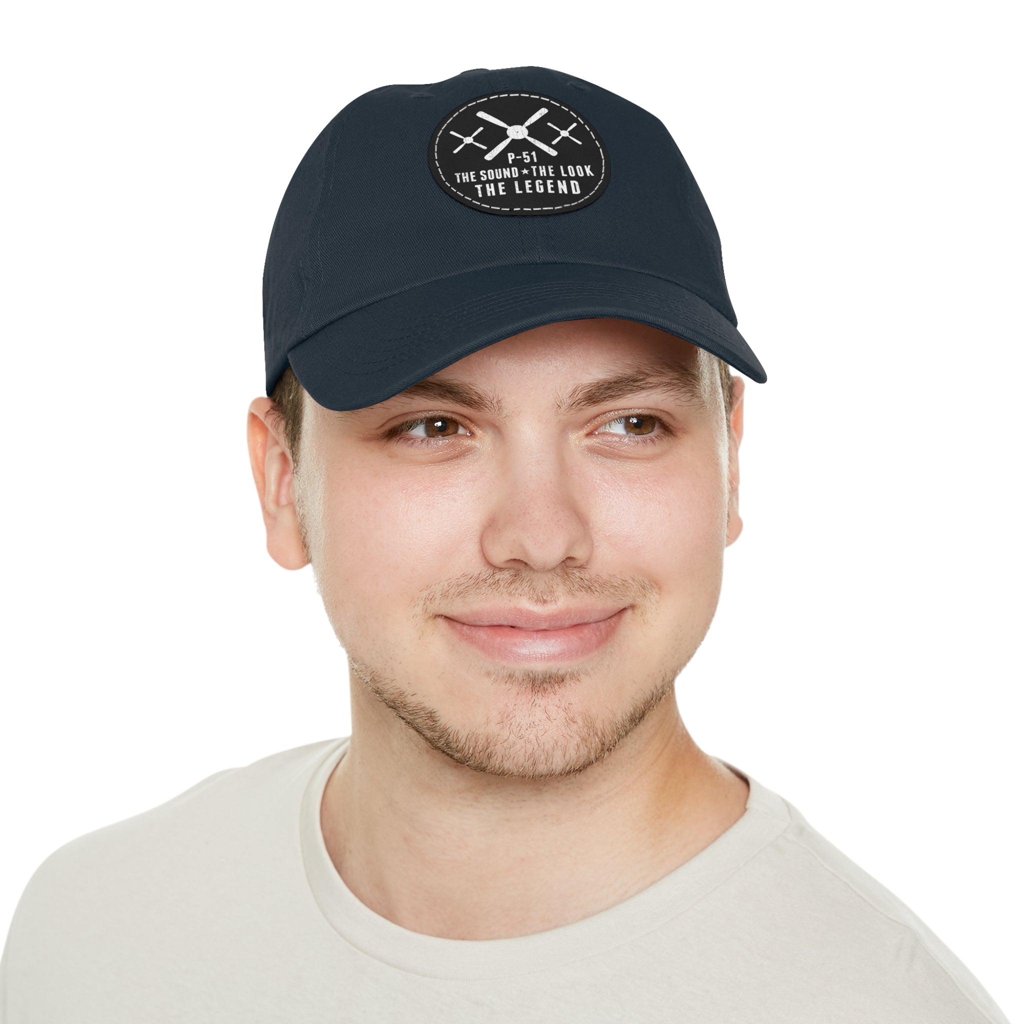 MUSTANG LEGEND HAT WITH LEATHER PATCH (ROUND)