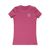 WOMEN'S P-51 LEGEND COTTON TEE - S LEFT CHEST, LARGE BACK IMAGE