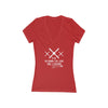 WOMEN'S P-51 LEGEND JERSEY SHORT SLEEVE DEEP V-NECK TEE - LARGE FRONT IMAGE
