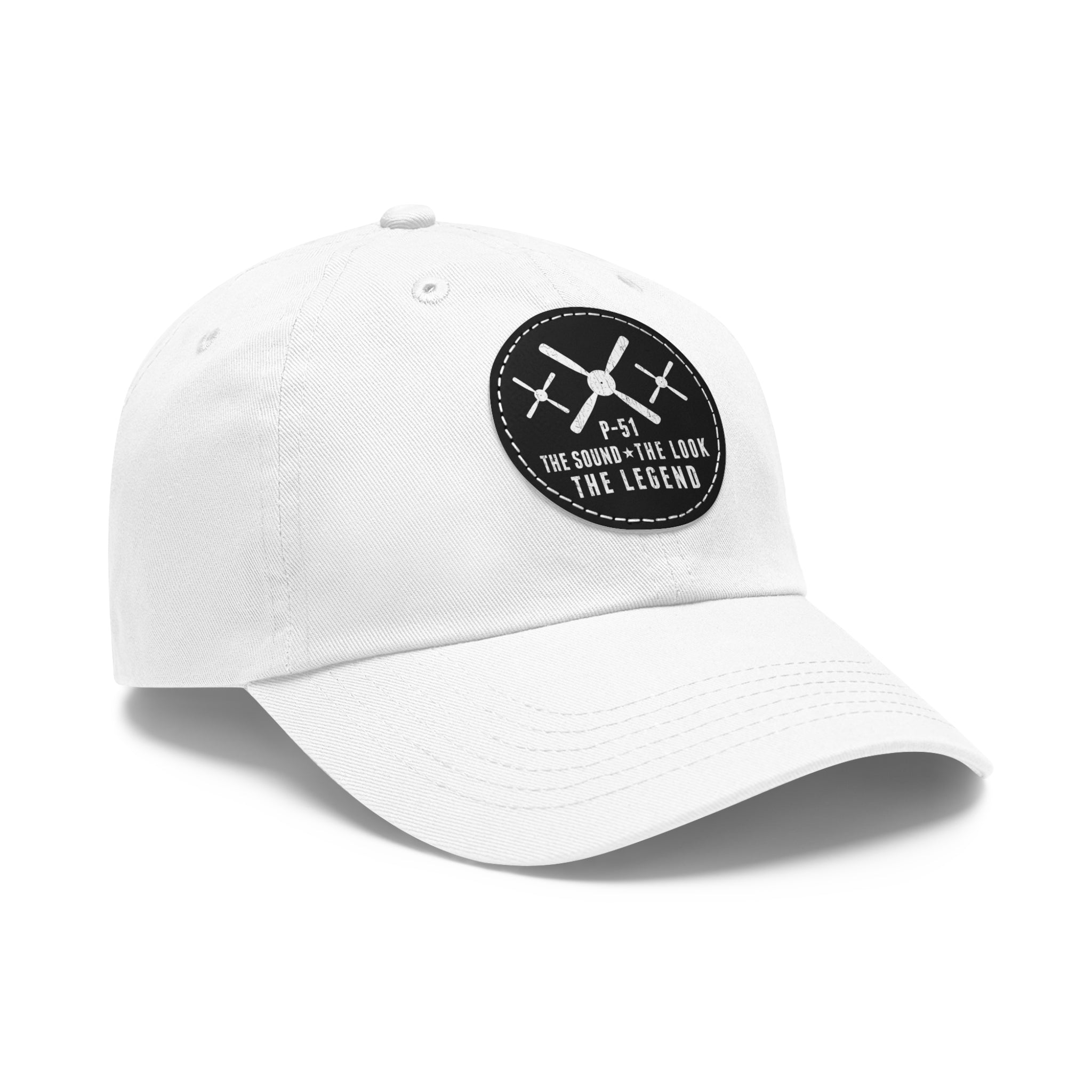 MUSTANG LEGEND HAT WITH LEATHER PATCH (ROUND)