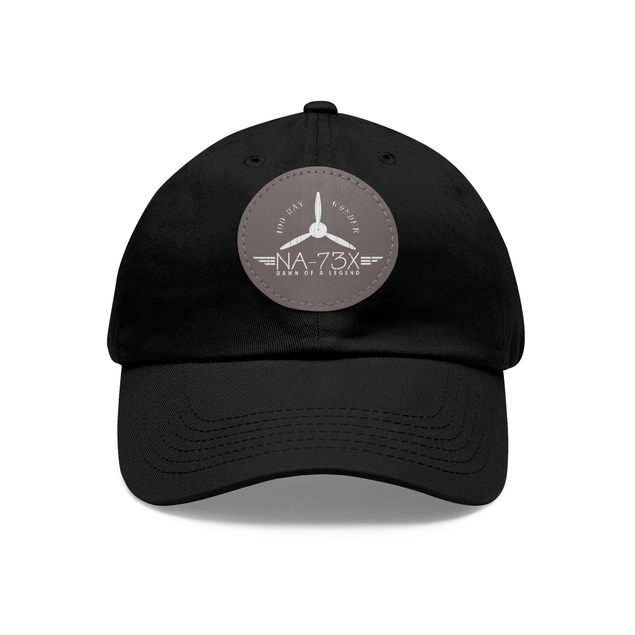 100 DAY WONDER HAT WITH LEATHER PATCH (ROUND)