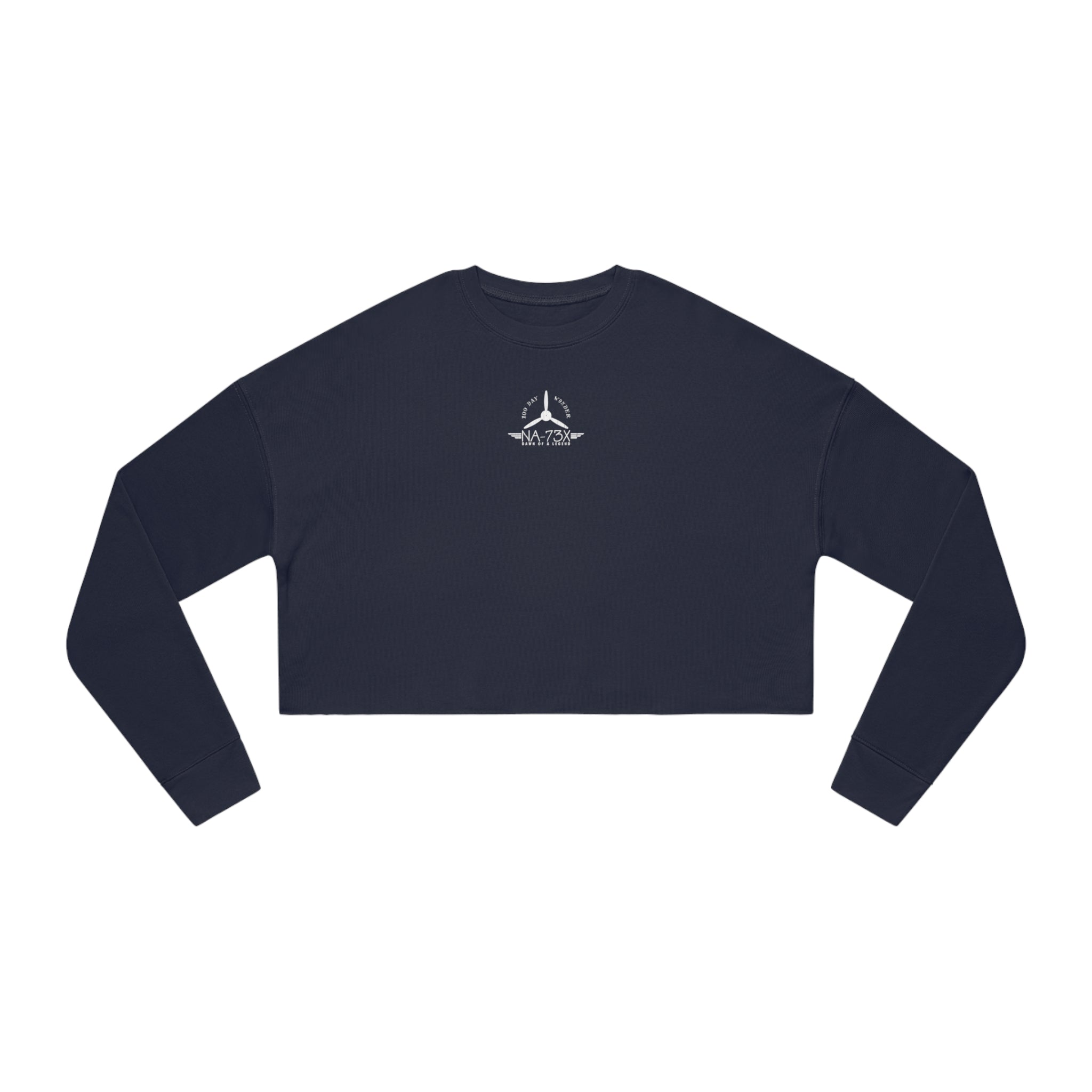 WOMEN'S 100 DAY WONDER CROPPED SWEATSHIRT - S CENTER CHEST