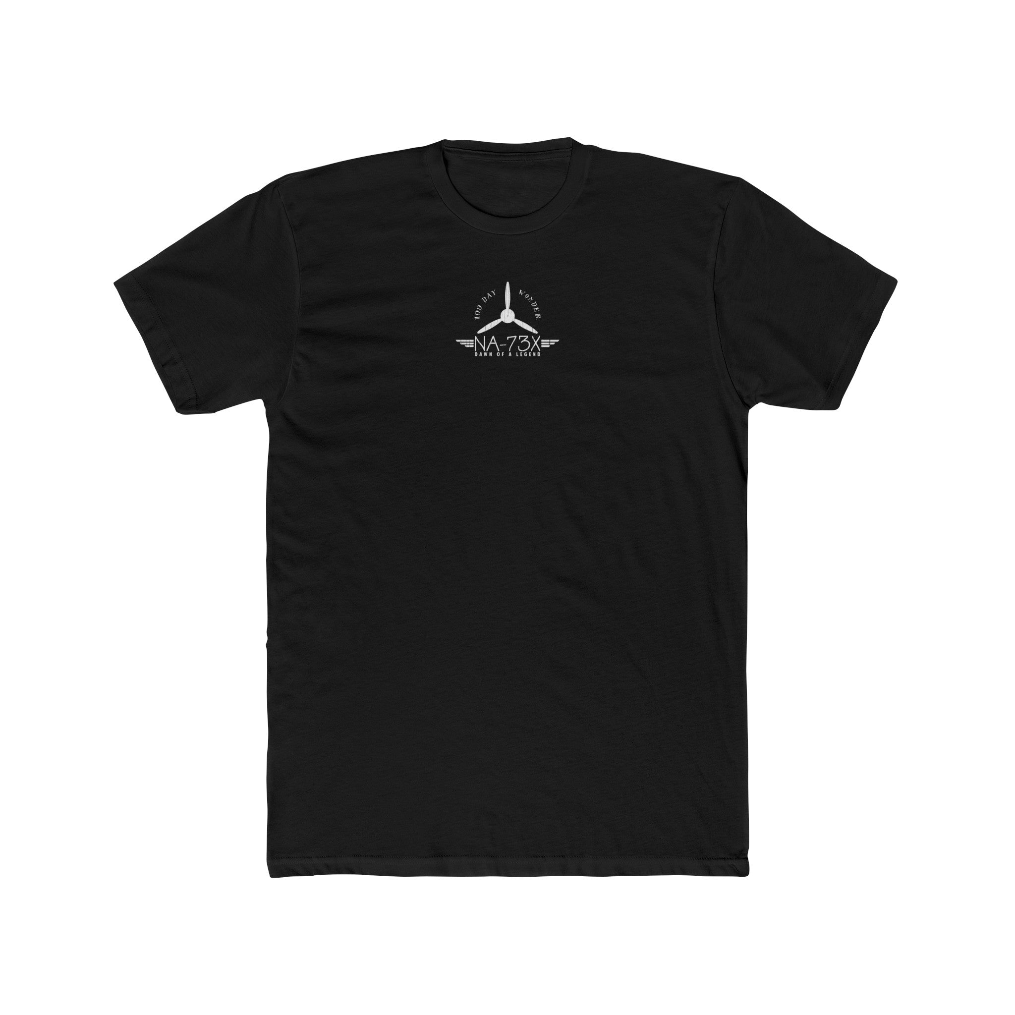 100 DAY WONDER COTTON TEE - S CENTER CHEST