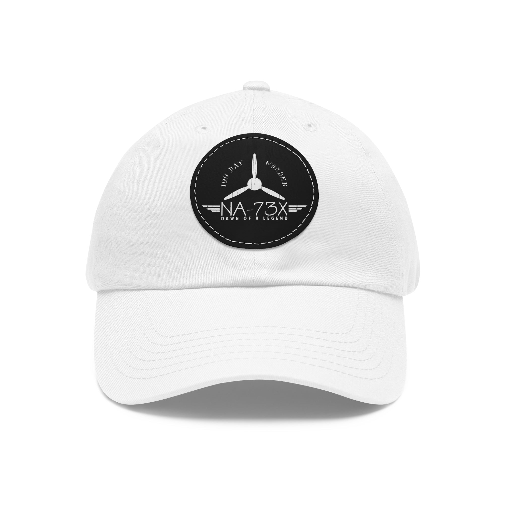 100 DAY WONDER HAT WITH LEATHER PATCH (ROUND)