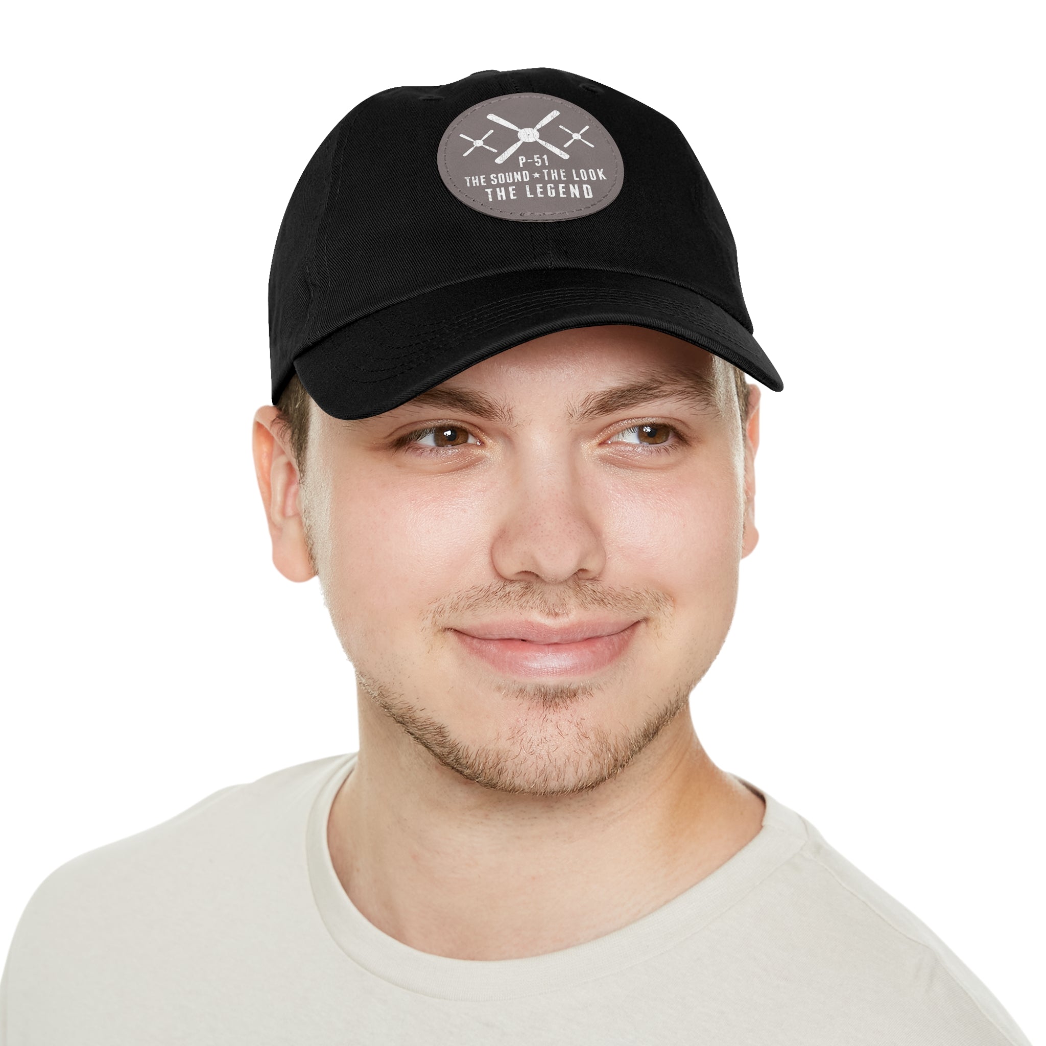 MUSTANG LEGEND HAT WITH LEATHER PATCH (ROUND)