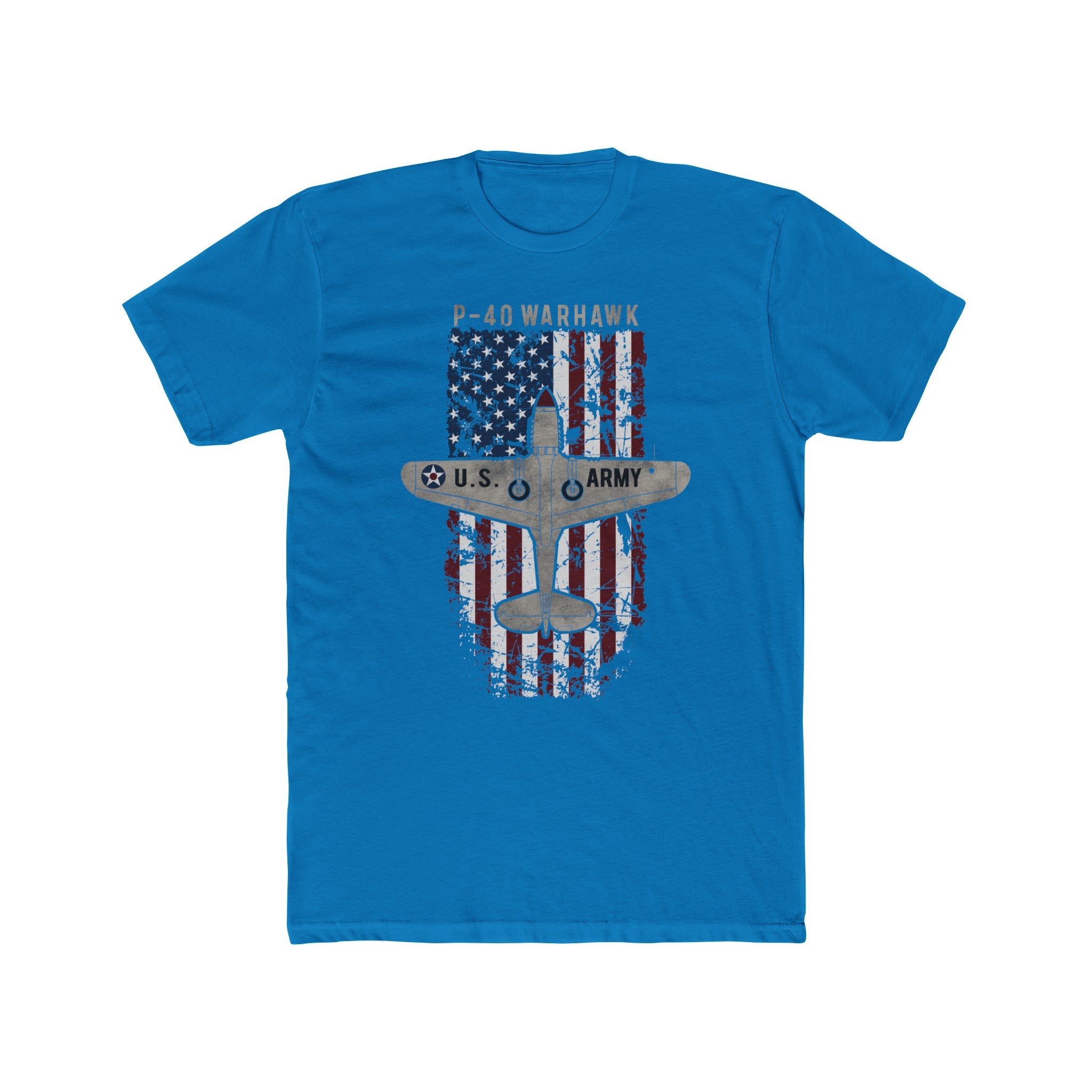 AMERICAN ICON P-40 COTTON TEE - LARGE FRONT IMAGE