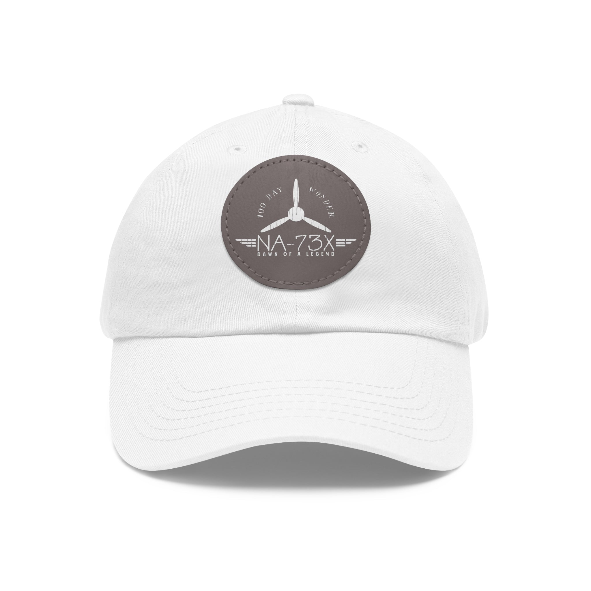 100 DAY WONDER HAT WITH LEATHER PATCH (ROUND)