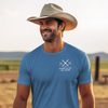 P-51 LEGEND COTTON TEE - S LEFT CHEST, LARGE BACK IMAGE