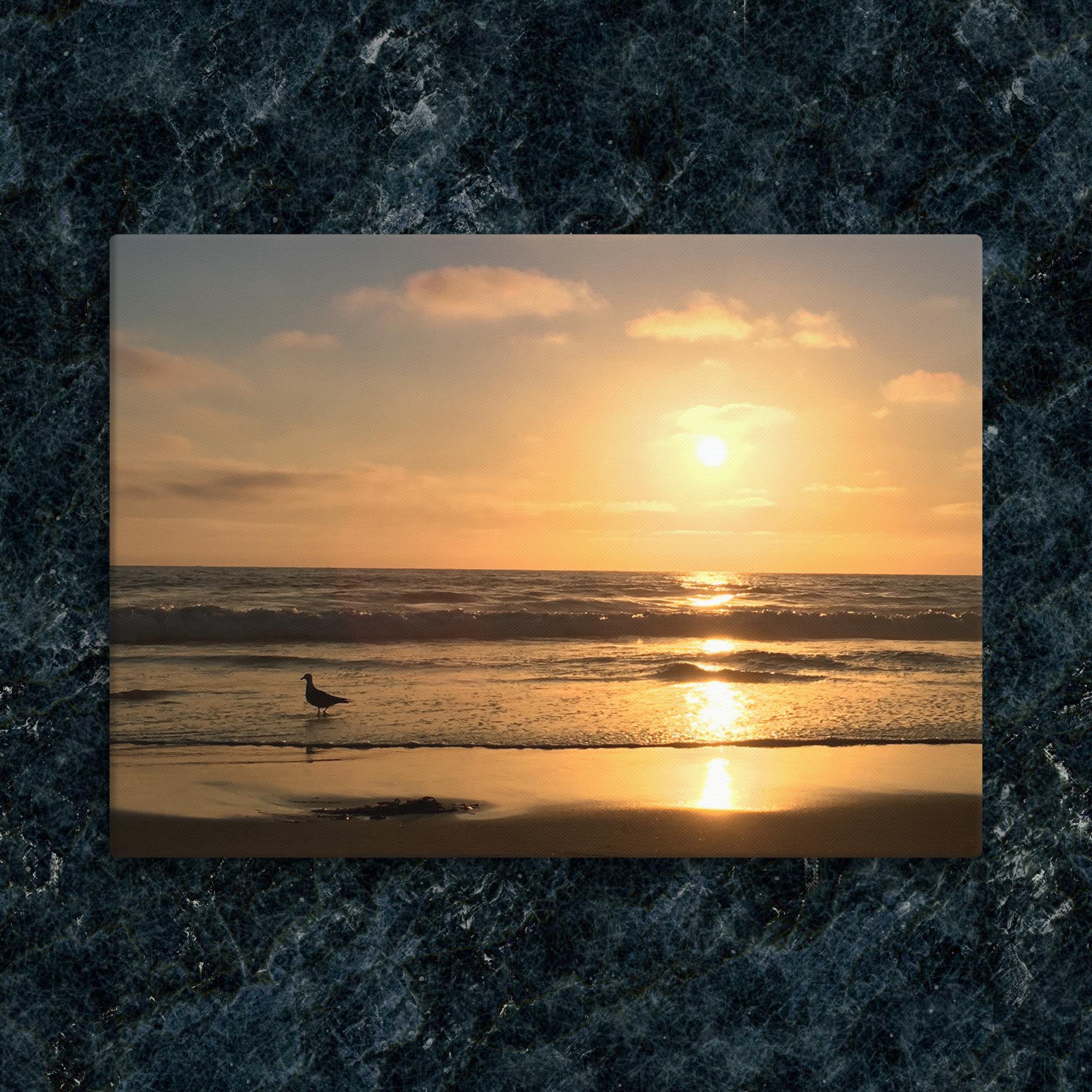 San Diego Beach Sunset Canvas Print