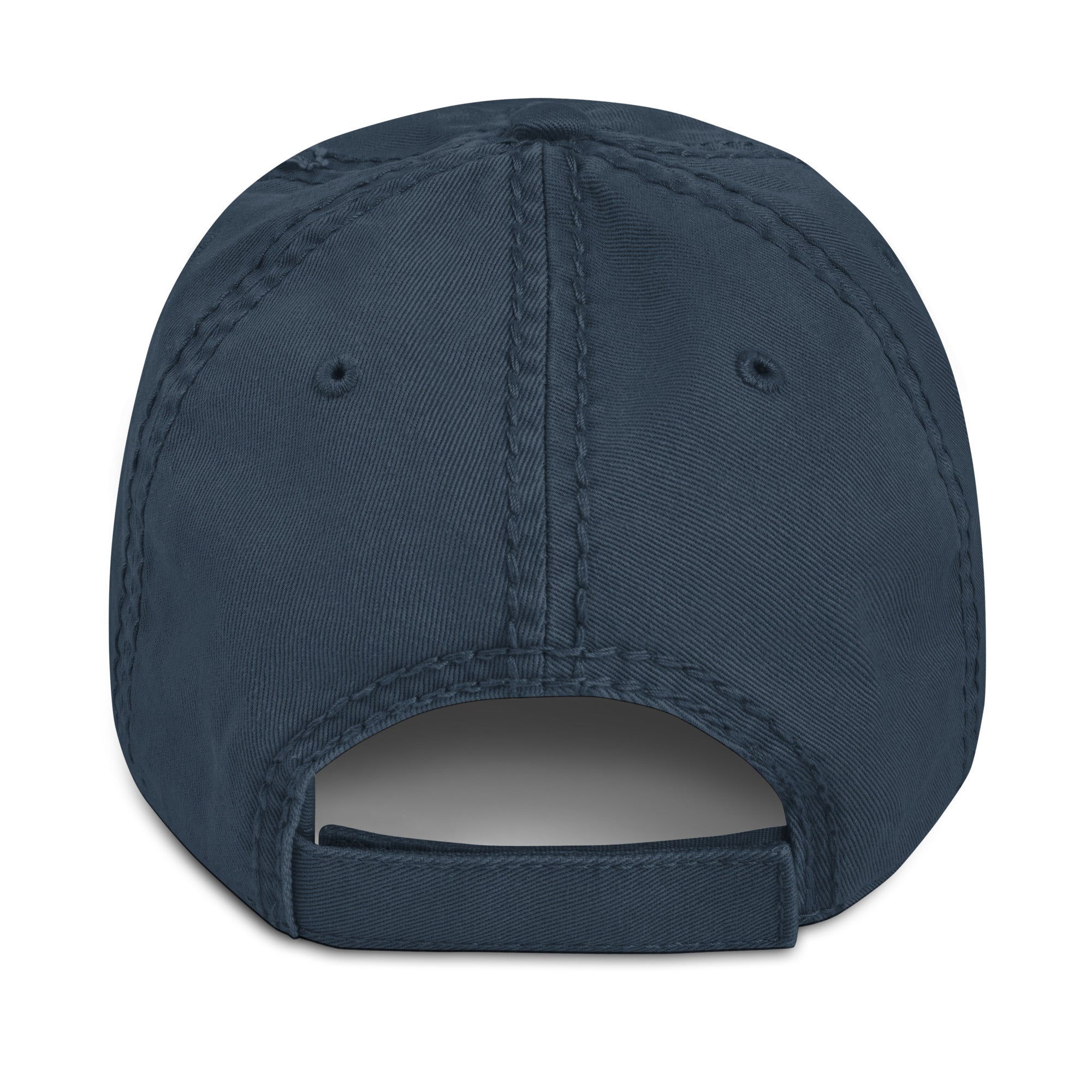 MUSTANG LEGEND EMBROIDERED HAT WITH DISTRESSED BRIM