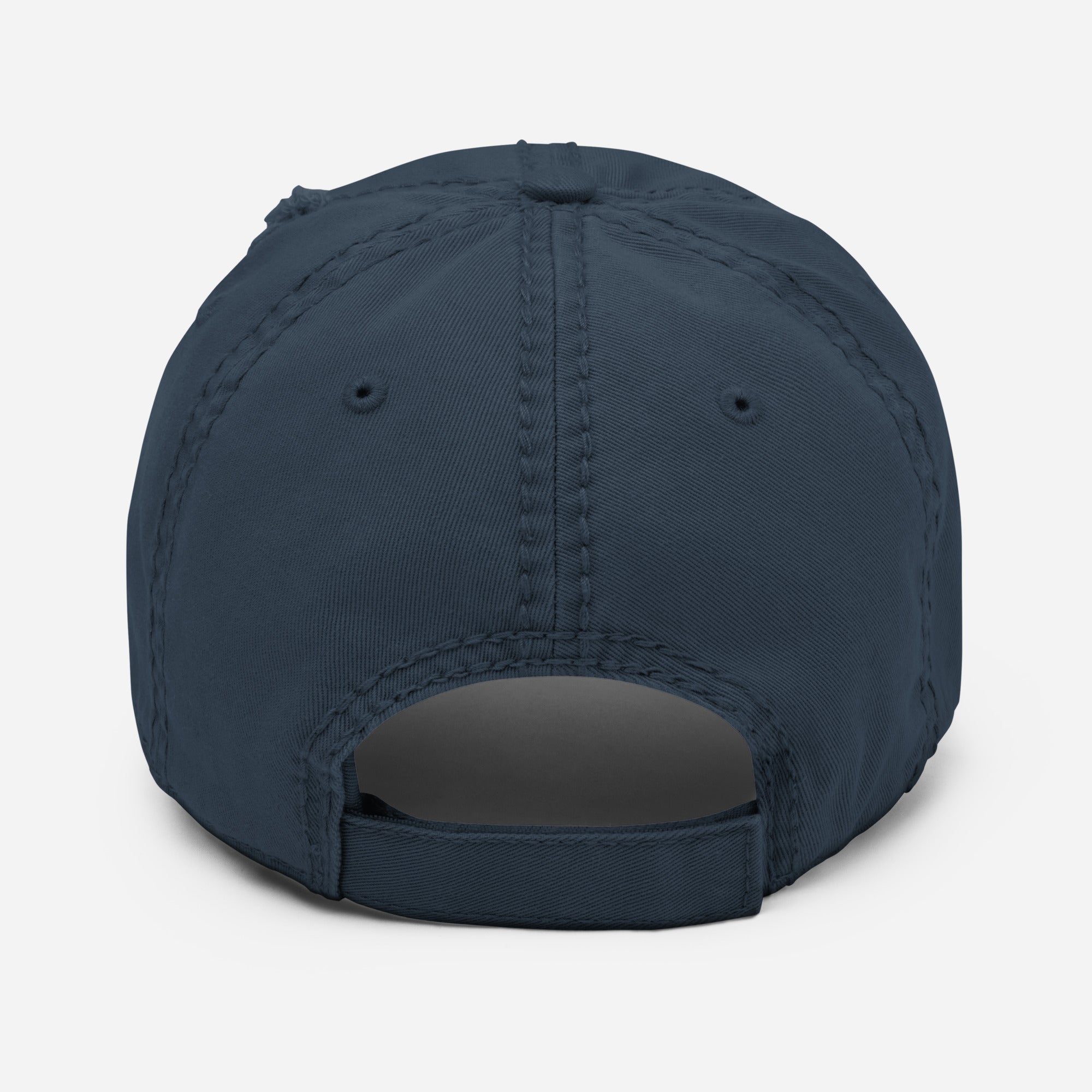 100 DAY WONDER EMBROIDERED HAT WITH DISTRESSED BRIM
