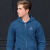 100 DAY WONDER HEAVY BLEND ZIP HOODIE - S LEFT CHEST, LARGE BACK IMAGE
