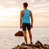 100 DAY WONDER MEN'S JERSEY TANK - S CENTER CHEST, LARGE BACK IMAGE