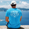 CURTISS USA ICON P-40 COTTON TEE - LEFT CHEST LOGO, LARGE BACK IMAGE