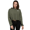 WOMEN'S MUSTANG LEGEND CROPPED HOODIE - S LEFT CHEST, LARGE BACK LOGO