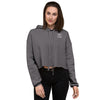 WOMEN'S MUSTANG LEGEND CROPPED HOODIE - S LEFT CHEST, LARGE BACK LOGO